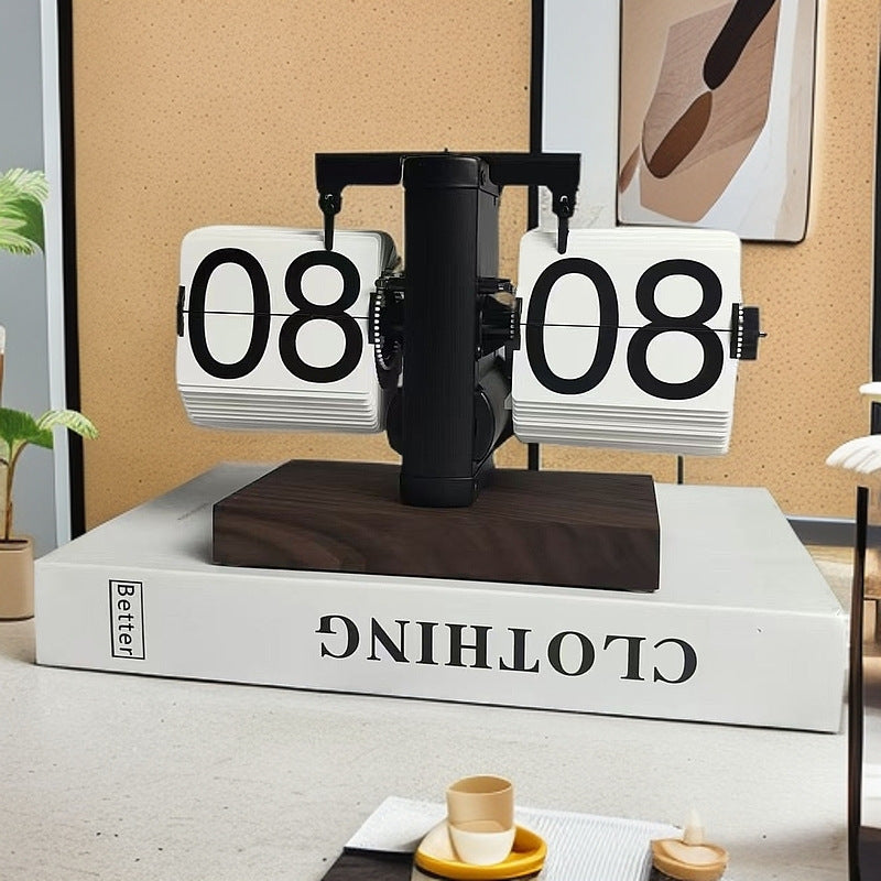 Retro Flip Digital Clock for Home & Office Decor