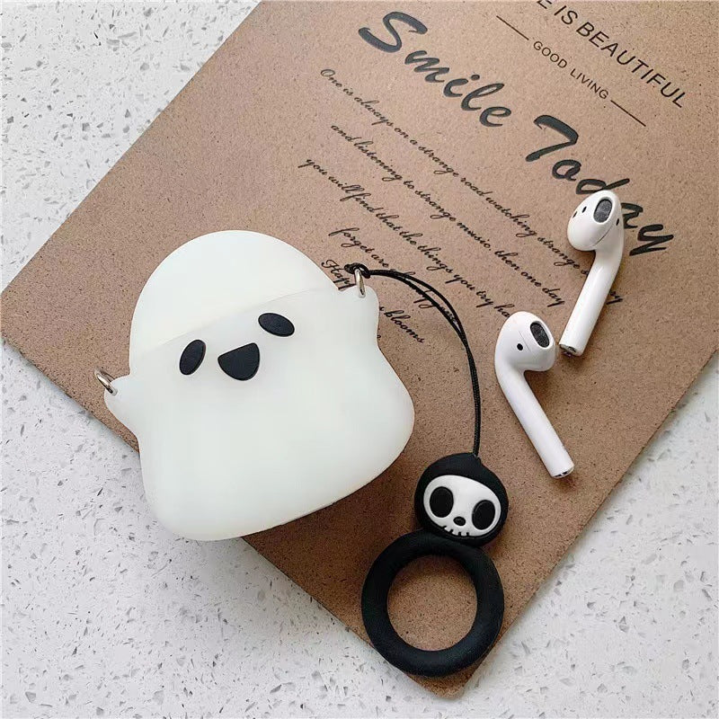 AirPods 5th generation silicone wireless Bluetooth earphone protective case suitable for Apple Pro 2nd generation cute box - Korvel