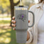 Abstract Brain Line Art 40oz Insulated Tumbler with Handle