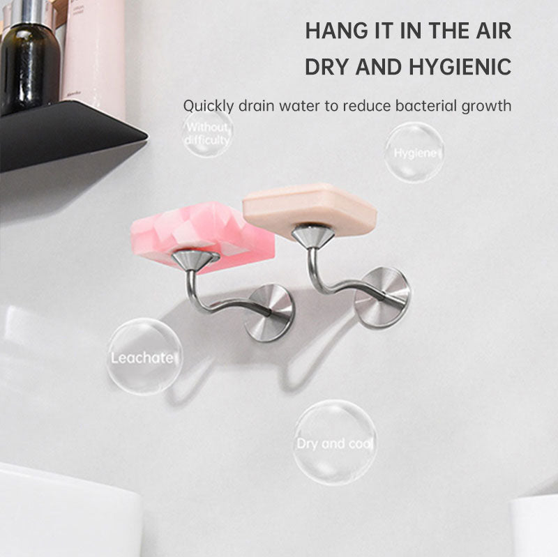 Premium Stainless Steel Magnetic Soap Holder