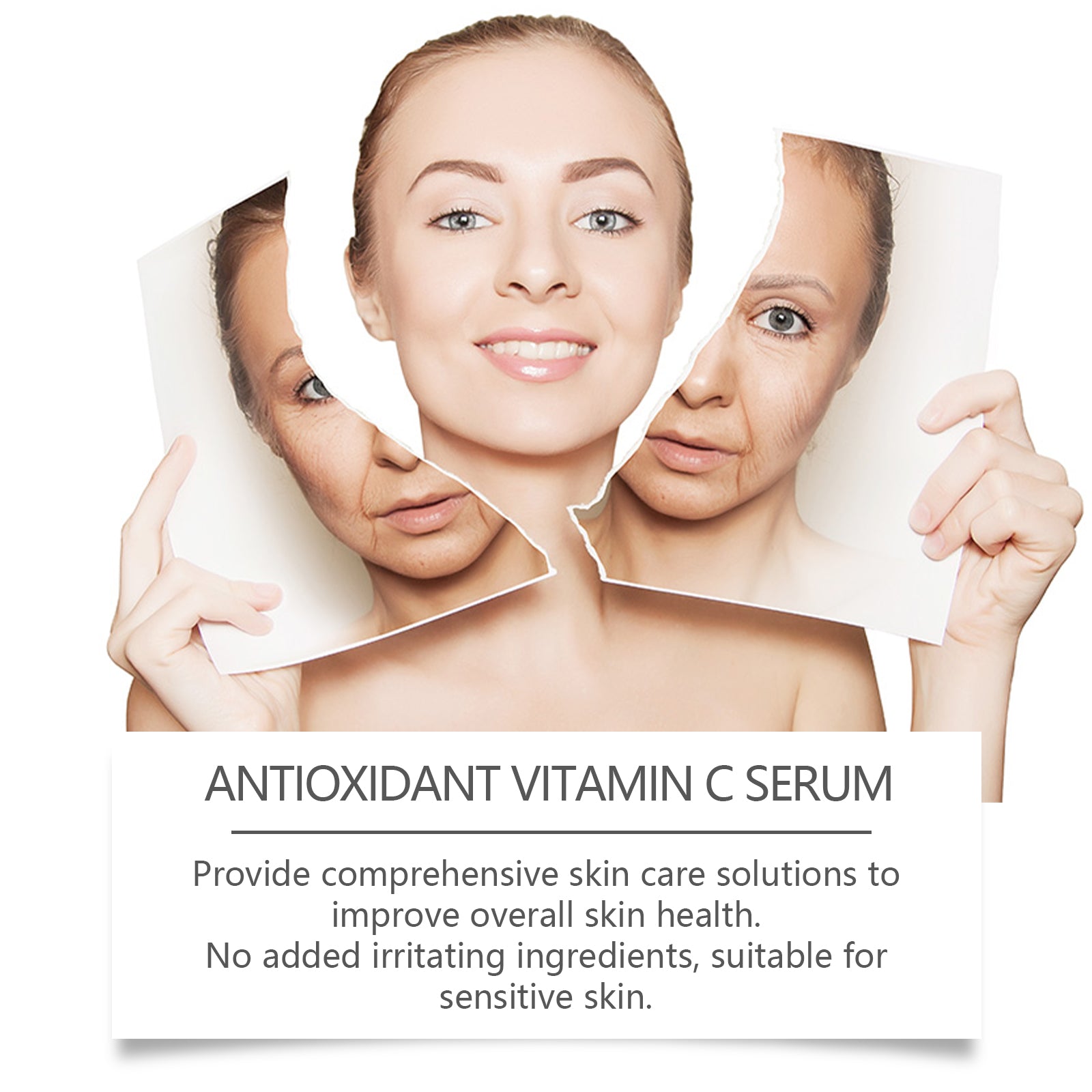 Vitamin C Essence, Facial Gentle Brightening Deep Moisturizing Repair Nourishing Skin Care Essence - Korvel