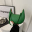 Bolso de Hombro Texturizado en Forma de Media Luna Niche para Mujeres
