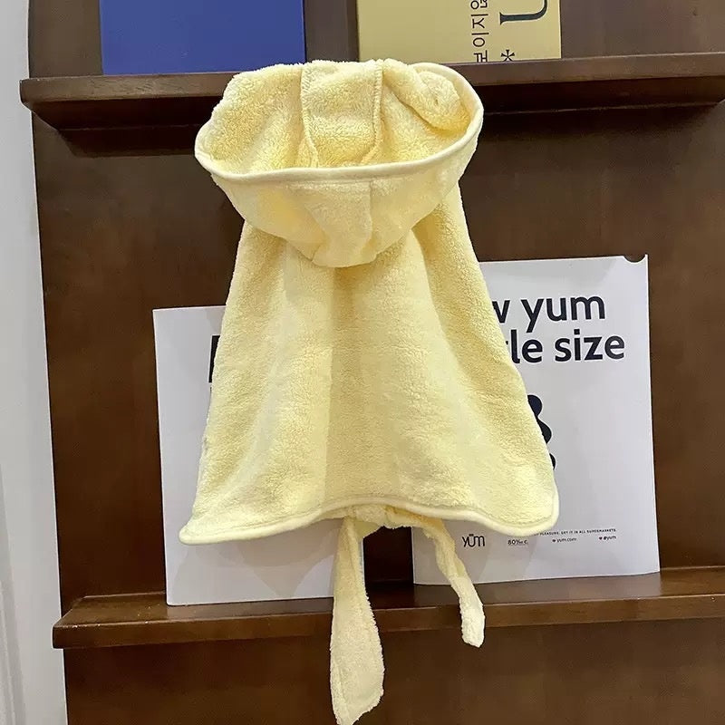 Dogs can wear bathing and drying bathrobes in all seasons bath towels thickened absorbent towels - Korvel