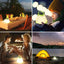 Solar Soft Adhesive Light Telescopic Light Solar Outdoor Camping Light Portable Folding Light LED Bubble Light - Korvel