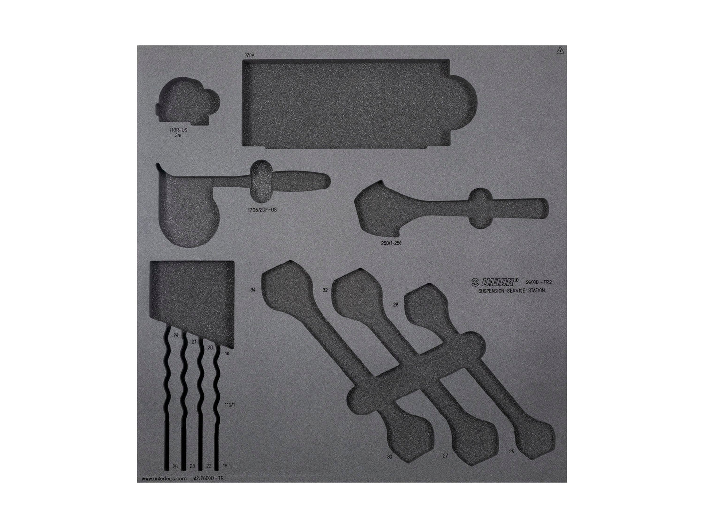 Unior Drawer Foam Insert for Suspension Tools