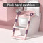Stair Style Children's Toilet Boy and Girl Baby Toilet Folding Rack Step Stool Child Step Toilet Seat Ring Baby Potty Toilets - Korvel