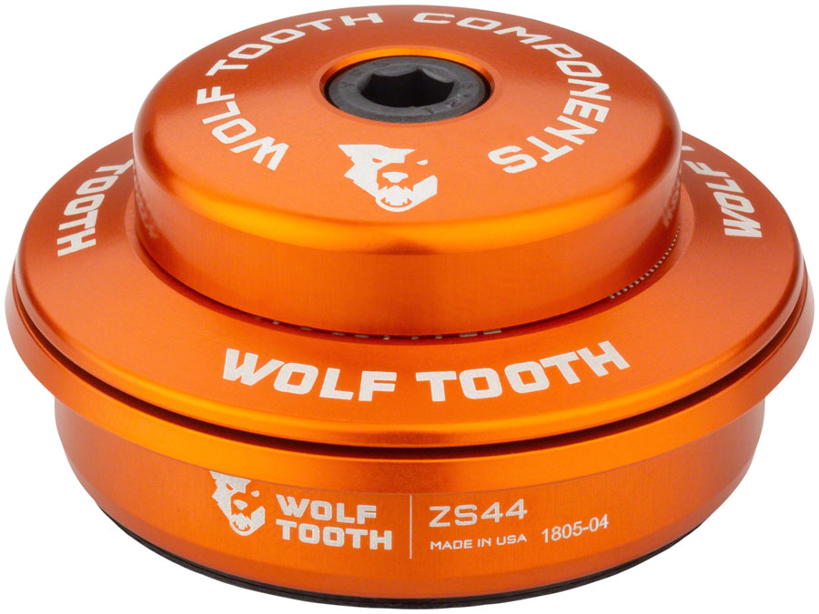 Wolf Tooth Premium Headset - ZS44/28.6 Superior 6mm Naranja