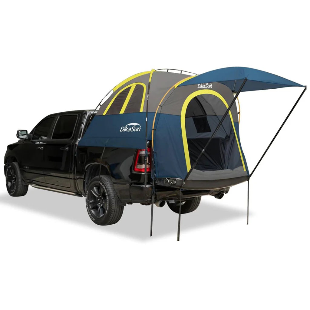 5.5-6.7ft Pickup Truck Bed Tent with Awining Navy - Korvel