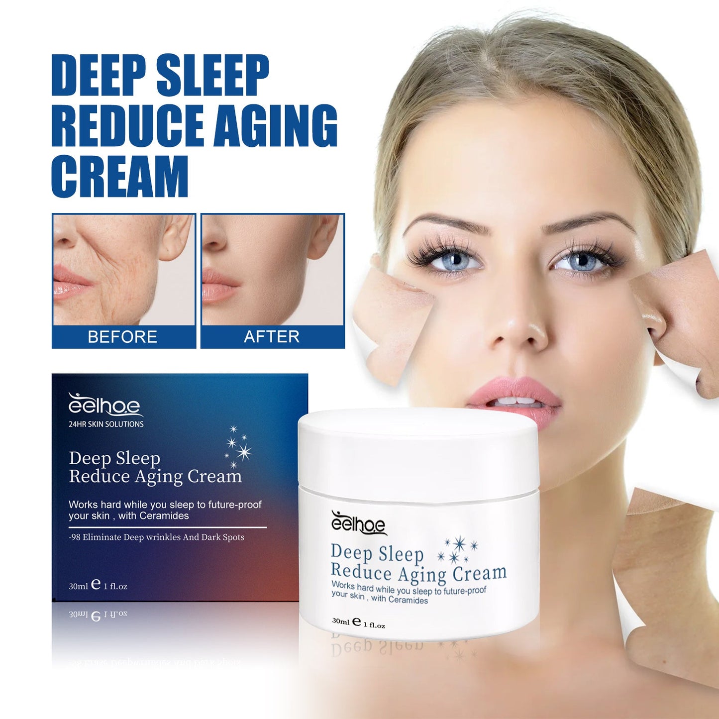 Deep Sleep Anti-Aging Cream for Radiant Skin