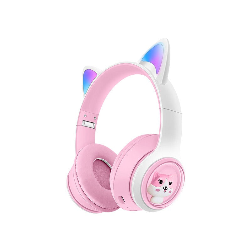 AKZ-07 Luminous Cat Ear Bluetooth Headset