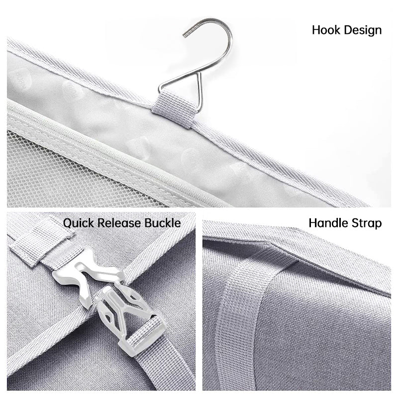 Large - capacity dustproof travel bag for Dyson Pre - Styling Dryer, fits curling barrels. - Korvel