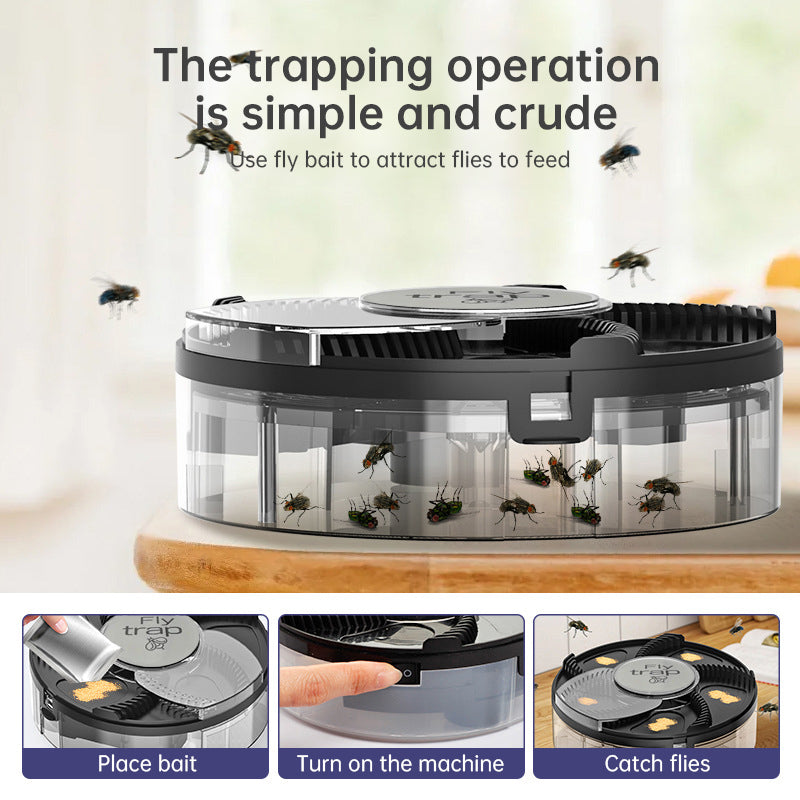 Fly Trap: Automatic, Removable Pest Catcher for Household & Kitchen - Korvel