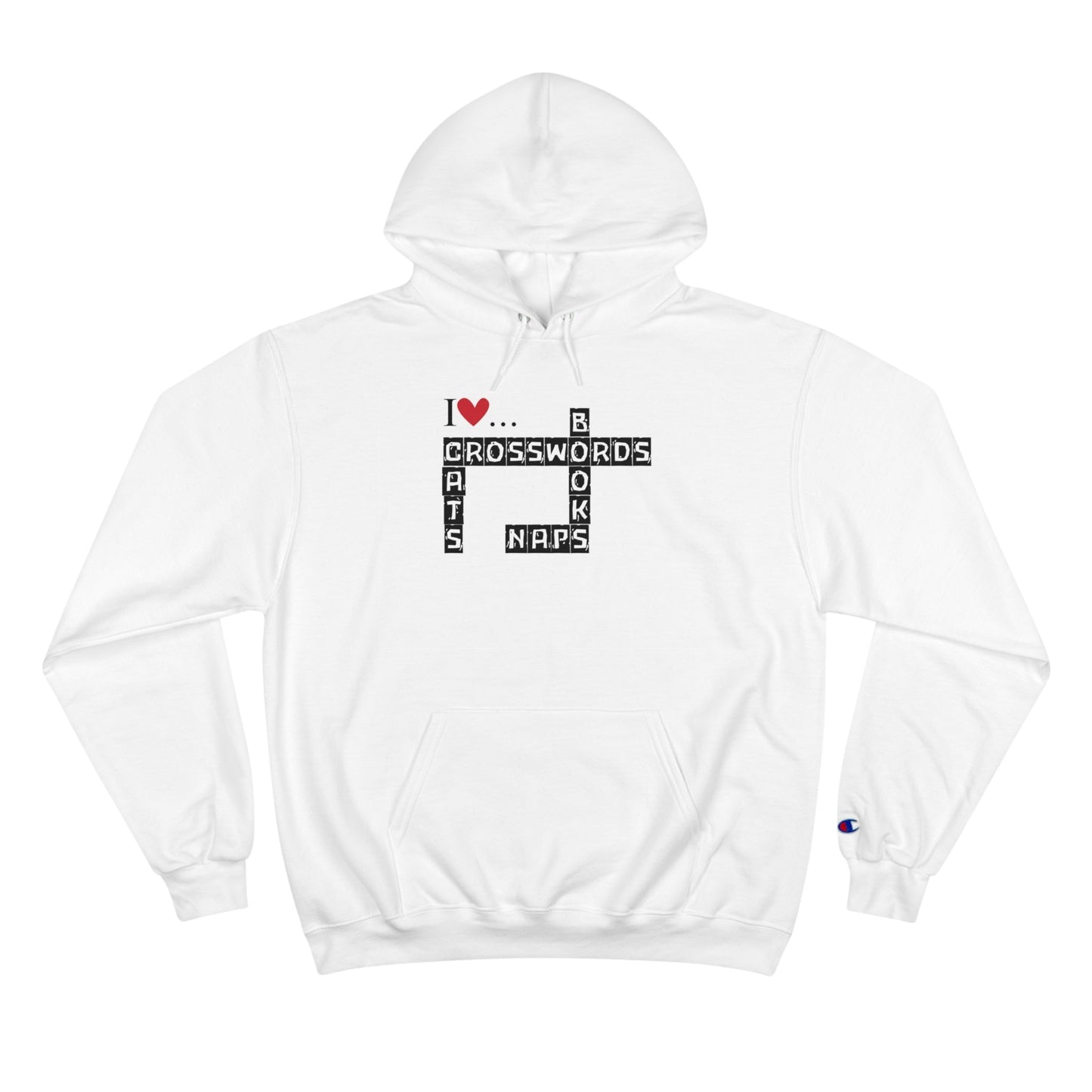 Cozy Crosswords & Cats Hoodie for Cat Lovers - Korvel