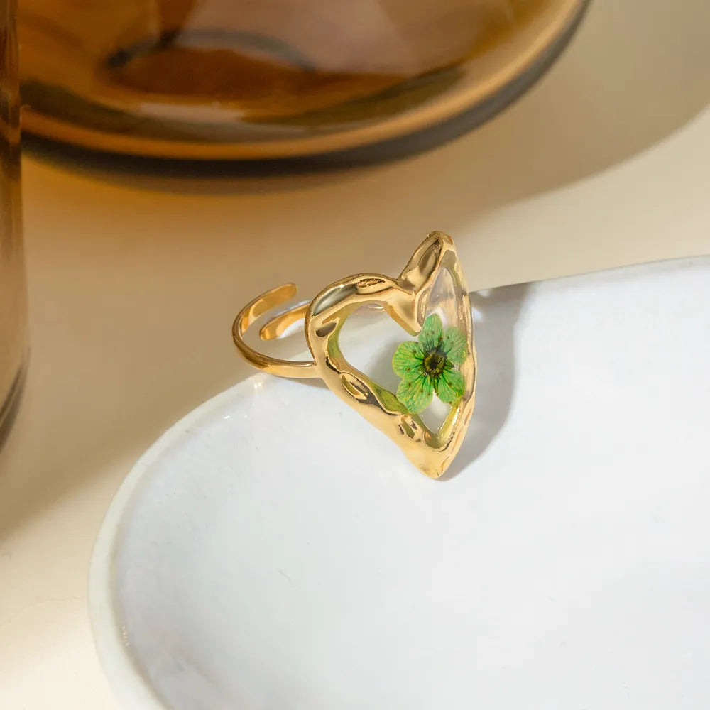 Stainless Steel Eternal Flower Ring - Korvel