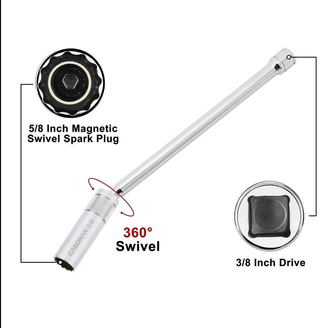Ensemble de bougies d'allumage MagFlex - Outil de moteur de précision