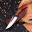 Ultimate 10-Inch Hunting Knife: Full Tang 1095 Steel with Elegant Rosewood Handle - Korvel