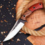 Ultimate 10-Inch Hunting Knife: Full Tang 1095 Steel with Elegant Rosewood Handle - Korvel