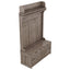 Hall tree with storage desk, entrance desk with drawers and 5 hooks, display rack,Oak - Korvel