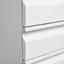 Premium Mobile Metal Filing Cabinet with Lock - 3 Drawers