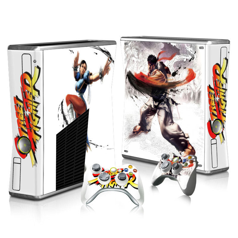 Xbox 360 Slim Full Body Color Membrane Stickers with Scratch-Resistant Protection - Korvel
