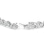 Pulsera de Enlace Espiral y Clúster de Diamantes en Oro Blanco de 14K - 2.00 Cttw