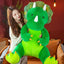 Hamres Triangle Dragon Doll Large Pillow Large Plush Doll - Korvel
