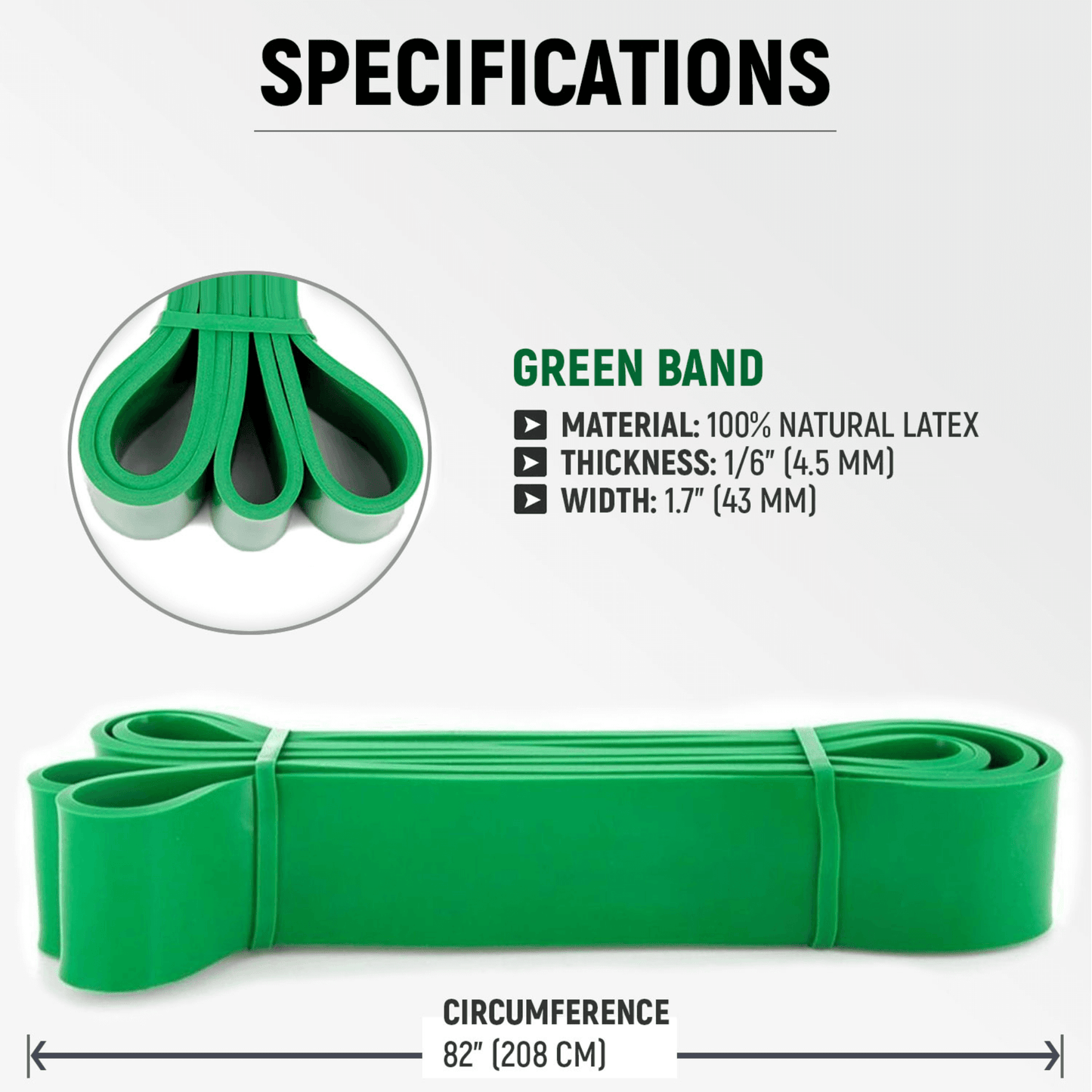 Bandas de Resistencia Pesadas XG-PRO de XGear Fitness