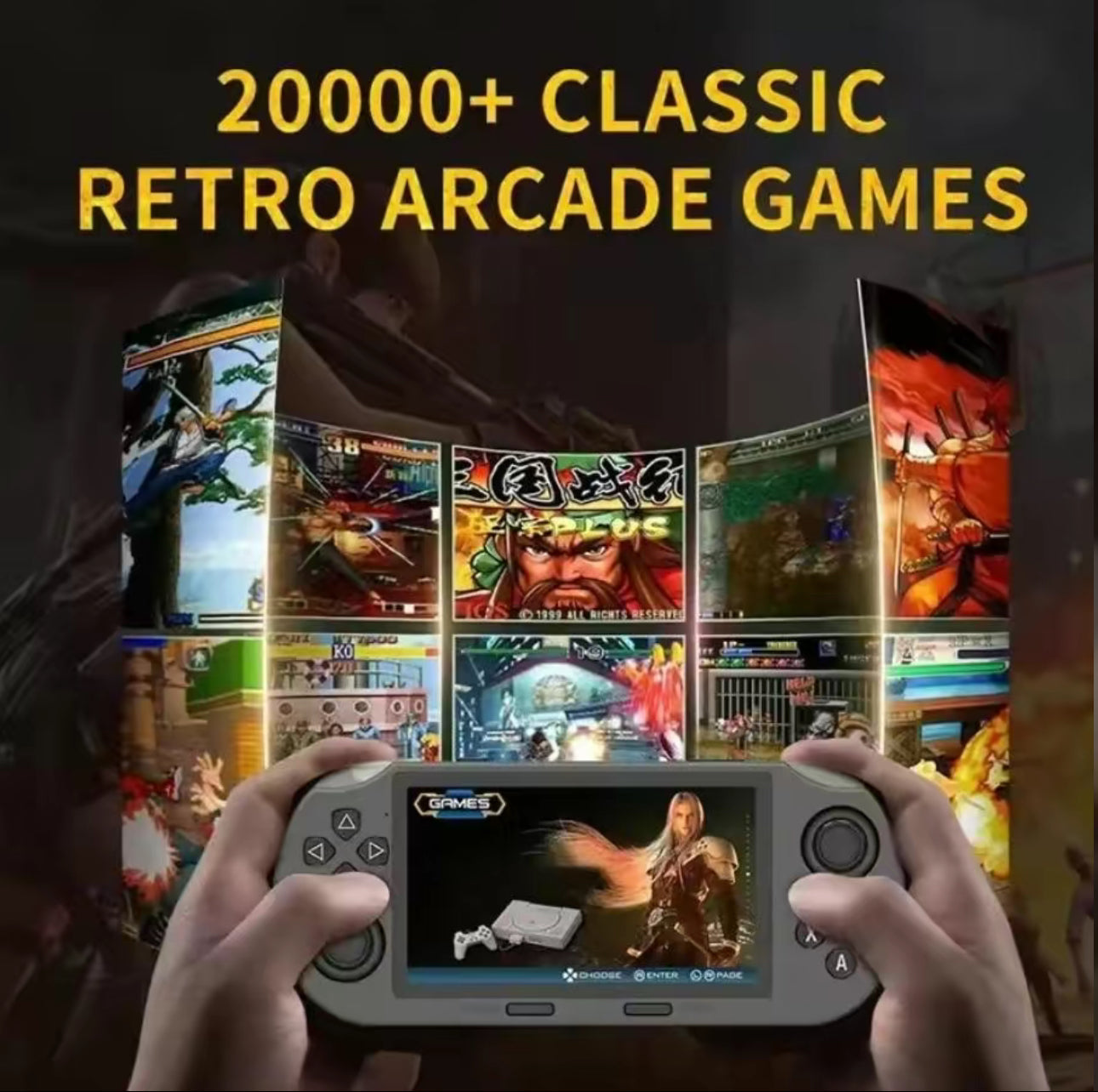 GameTime Retro Console - Handheld Gaming Device