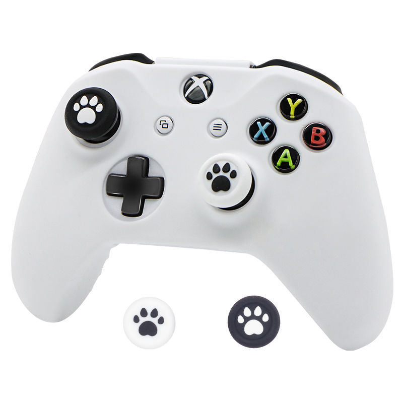Controller protective cover with spray paint feel, girl pink, fierce male color, game controller silicone cover - Korvel