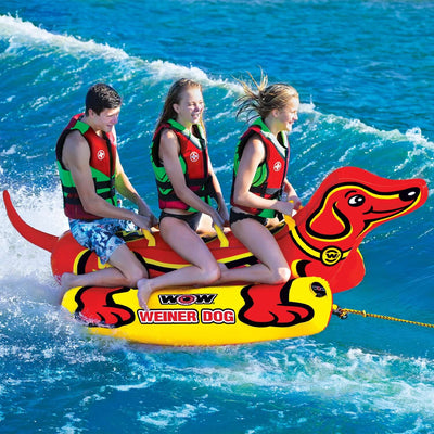 WOW Sports Weiner Dog 3 Towable Tube