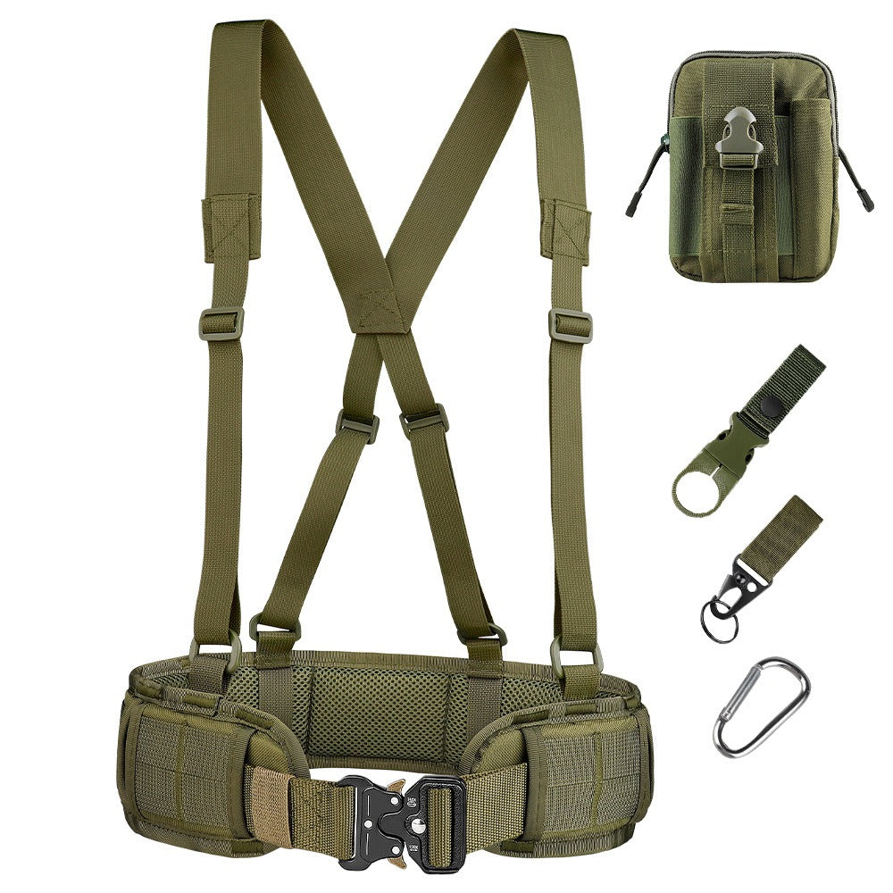 Multi Functional Quick Disassembly Tactical Belt Waist Cover Outdoor Training Cobra Belt Nylon Waist Belt Suit - Korvel