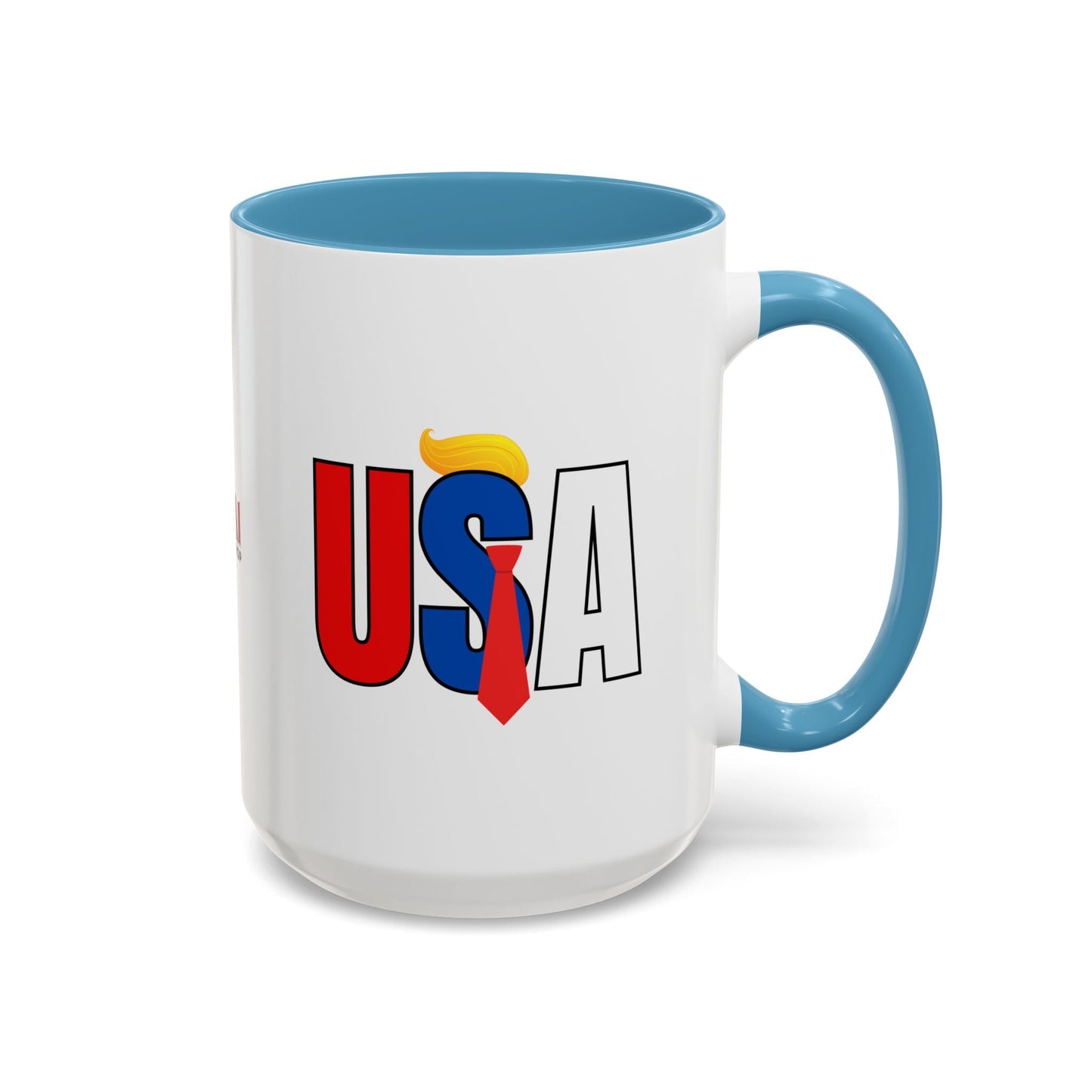 Taza de café con acento vibrante de EE. UU.