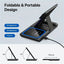 3 In 1 Wireless Charger Stand Pad For IPhone 14 13 12 11 X iWatch 8 7 Airpods Foldable 15W Phone Fast Charging Dock Station - Korvel