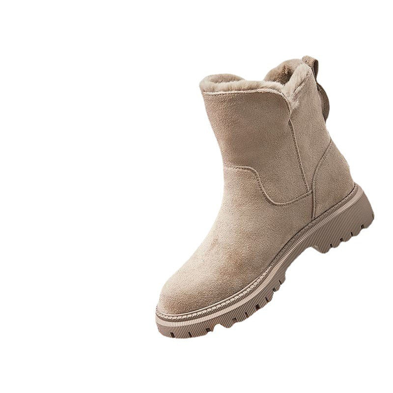 Bottes de neige pour femmes doublées en polaire - Élégantes et confortables