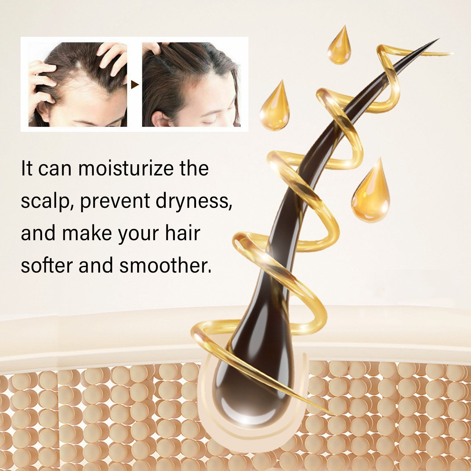 Amla Anti Hair Thinning Shampoo, Scalp Cleanness Moist Smooth Shiny Hair, Dense Hair Wash Protect Suits - Korvel