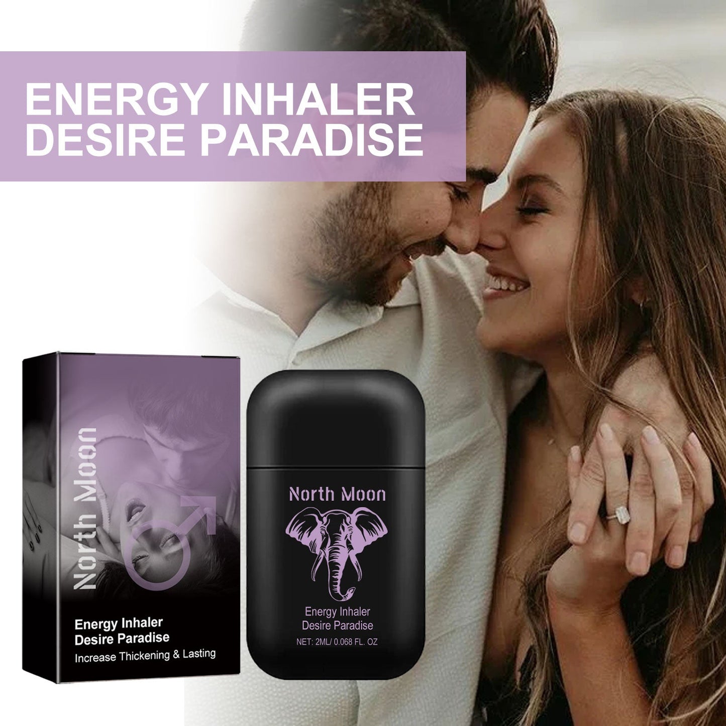 Energy Inhaler, Desire Paradise Alleviate Discomfort Fatigue Loosen Body And Mind Nursing Through Nasal Inhaler - Korvel