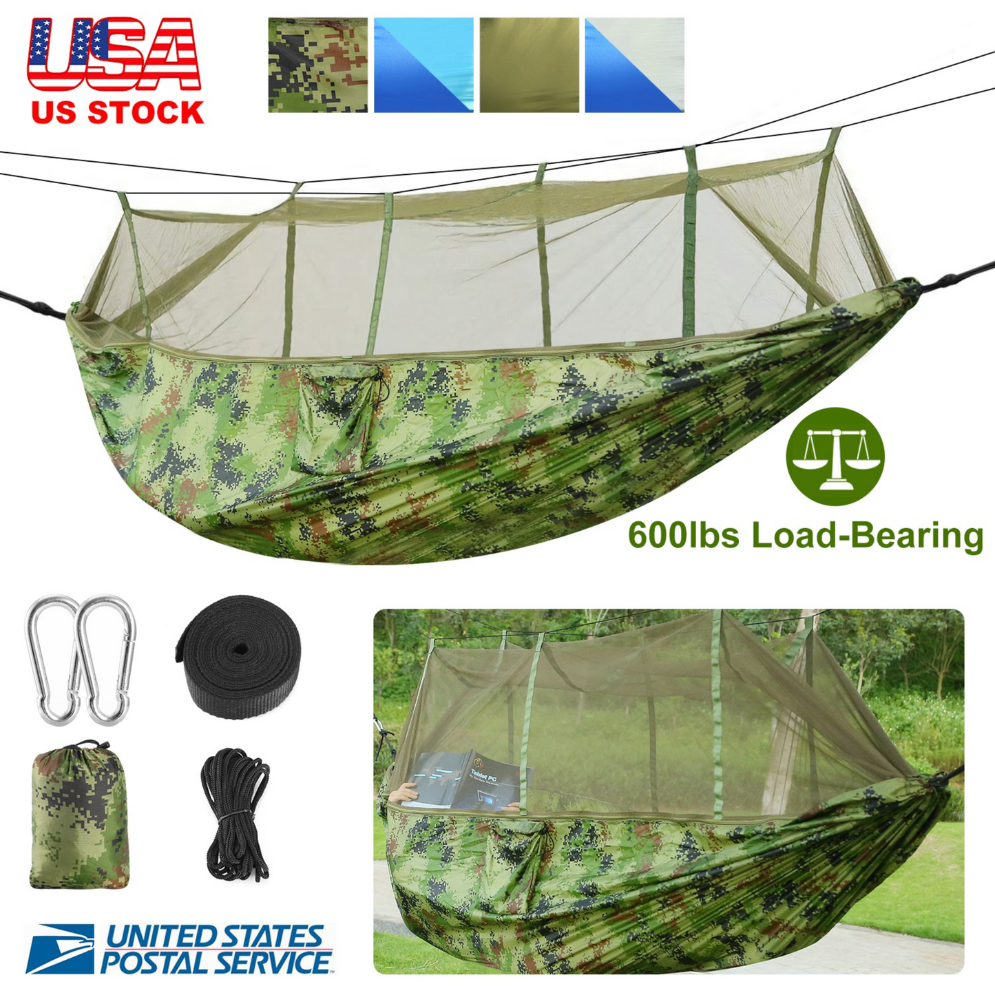 GBruno 600lbs Load Hammock for Two