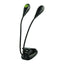 Versatile Dual Gooseneck LED Clip Lamp for Reading & Music Stand - Korvel