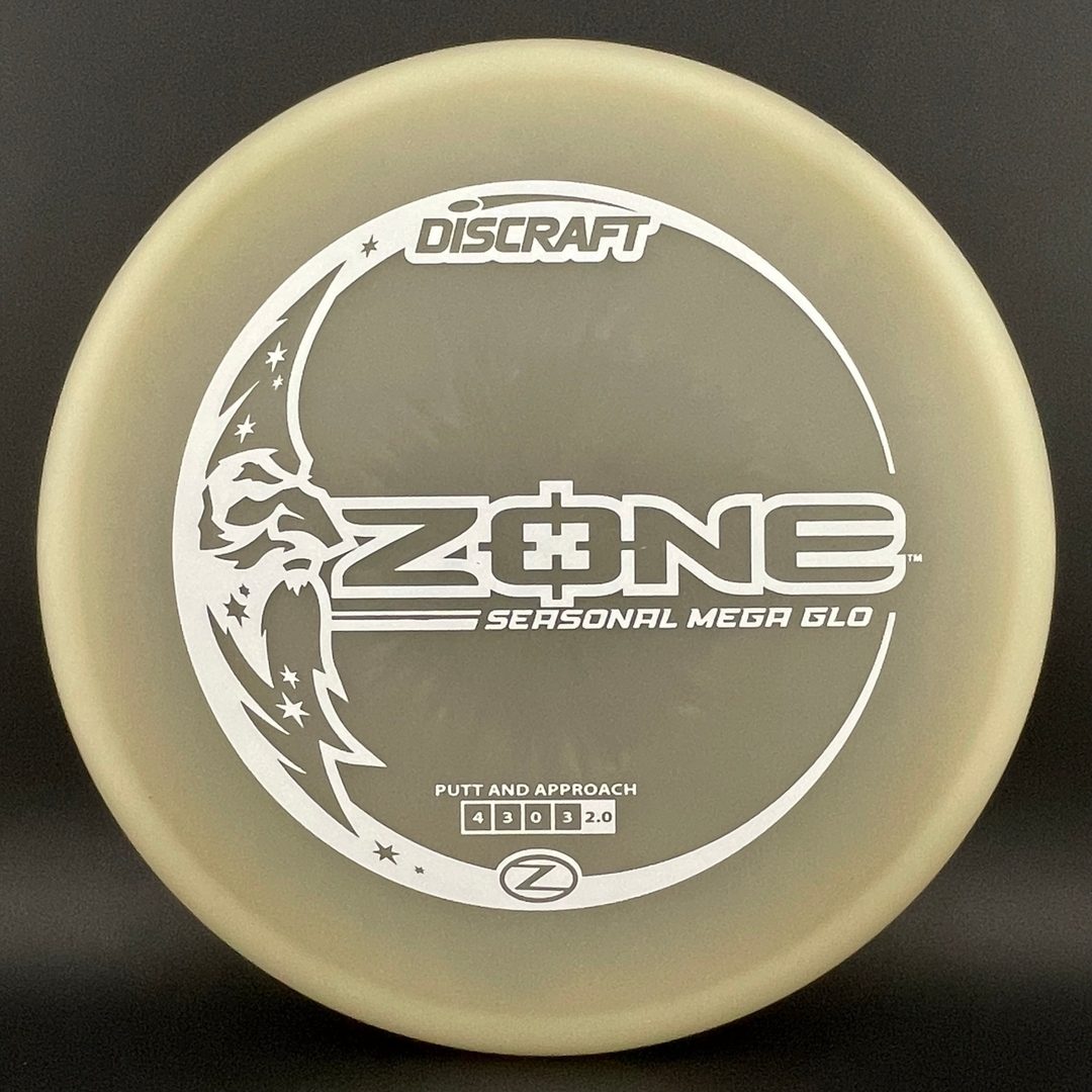 Discraft Mega Glo Zone - Premium Glow Disc Golf Putter