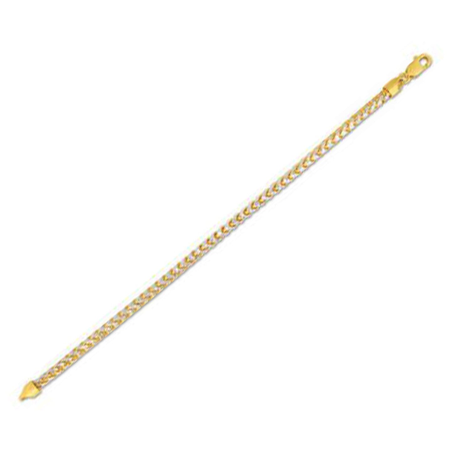 Chaîne Franco Pave Ronde en Or Jaune 14k - 4,00 mm