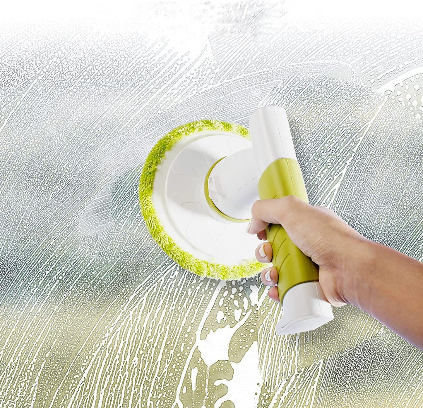 Household Kitchen Hand-Held Electric Dishwashing Brush Creative Bathtub Cleaning Brush Charging Rotary Mop - Korvel