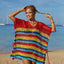 Cutout Striped Cover-Up with Tassel - Korvel