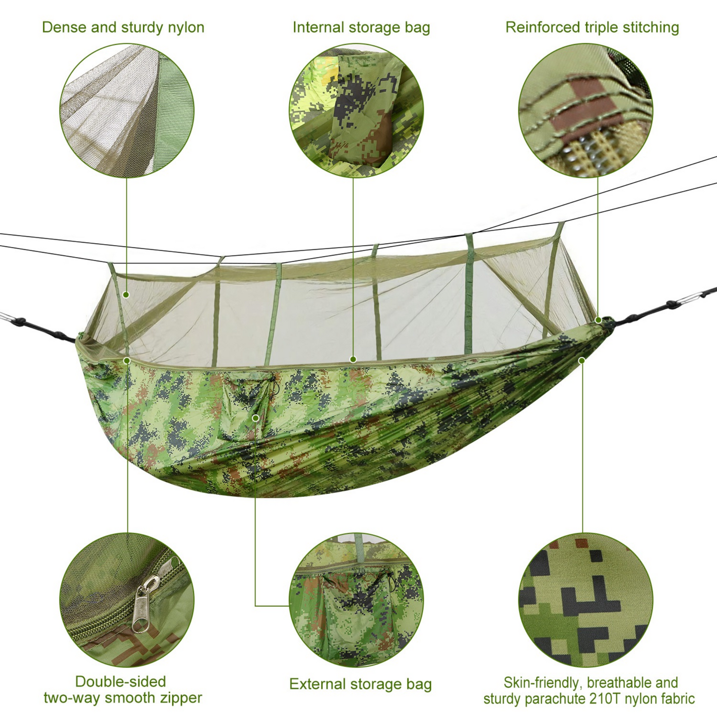 GBruno 600lbs Load Hammock for Two