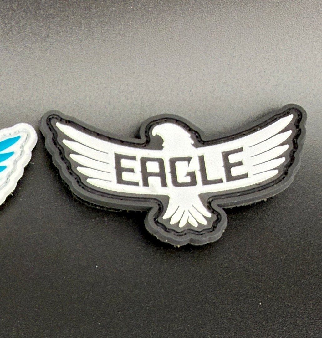 Team MVP PVC Patches with Hook N Loop Backing
