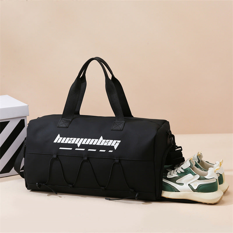 Bolsa de gimnasio impermeable de gran capacidad con separación de seco y mojado