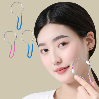 Facial hair removal device with twisted hair removal device lip hair removal device facial hair removal device - Korvel