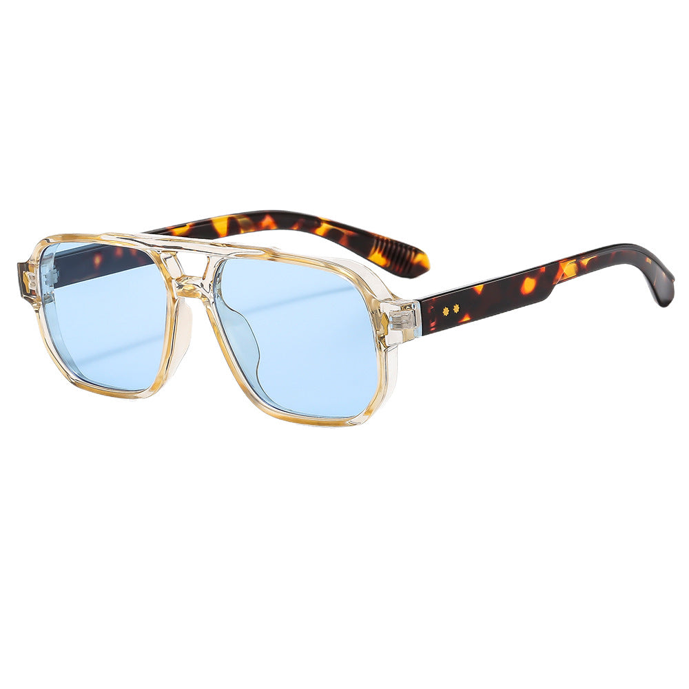 Retro Casual Double Beam Sunglasses