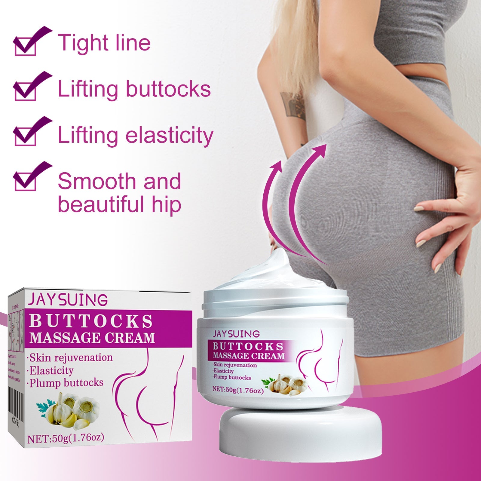 Hip Care Cream Firming And Lifting Hips Peach Hips Shaping Hips S-Curve Hips Care Cream - Korvel
