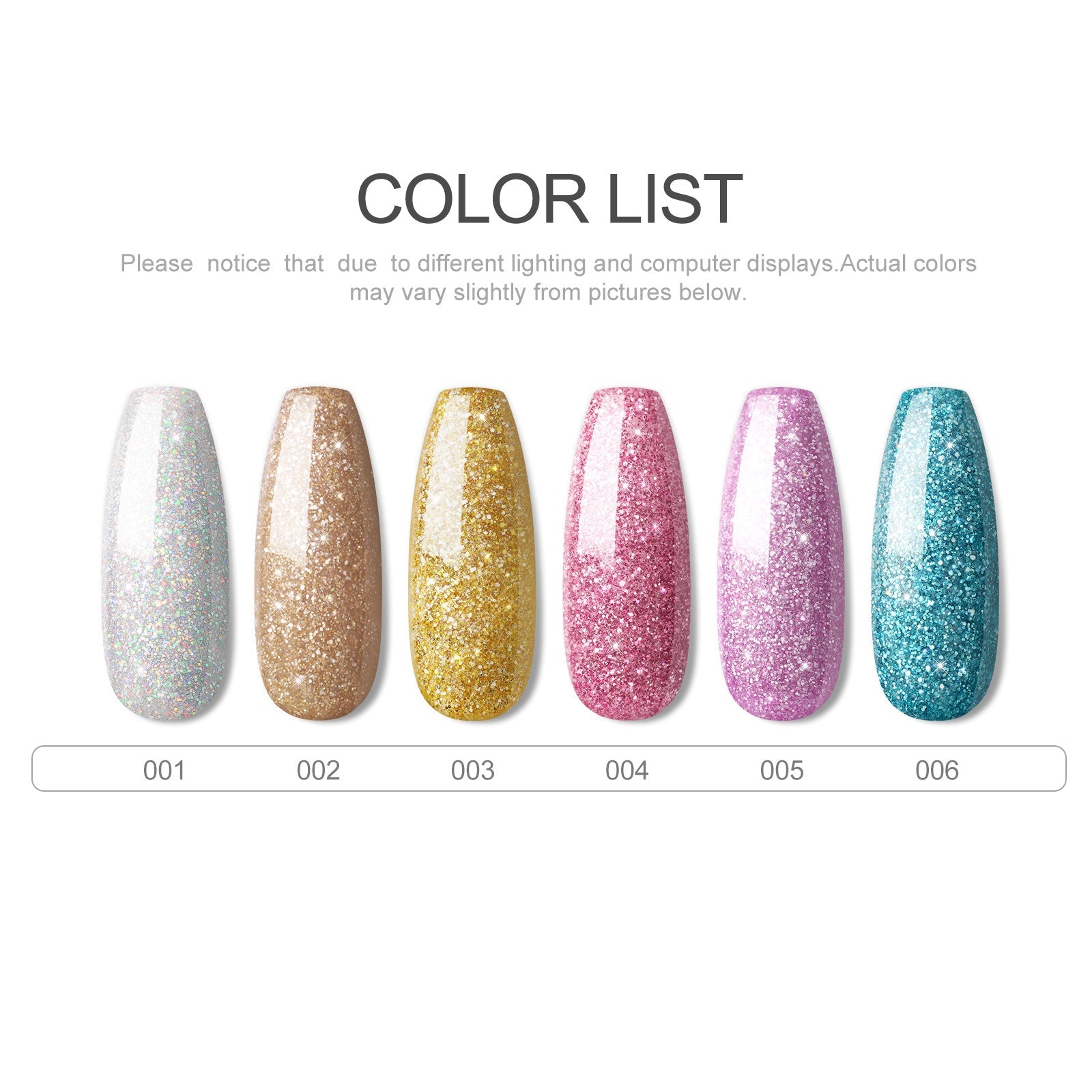 Crystal Powder Carved Pollen Coscelia Crystal Color Powder European And American Crystal Nail Extension Nail - Korvel