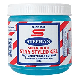 Stephan Stay Styled Hair Gel - Super Hold 16oz